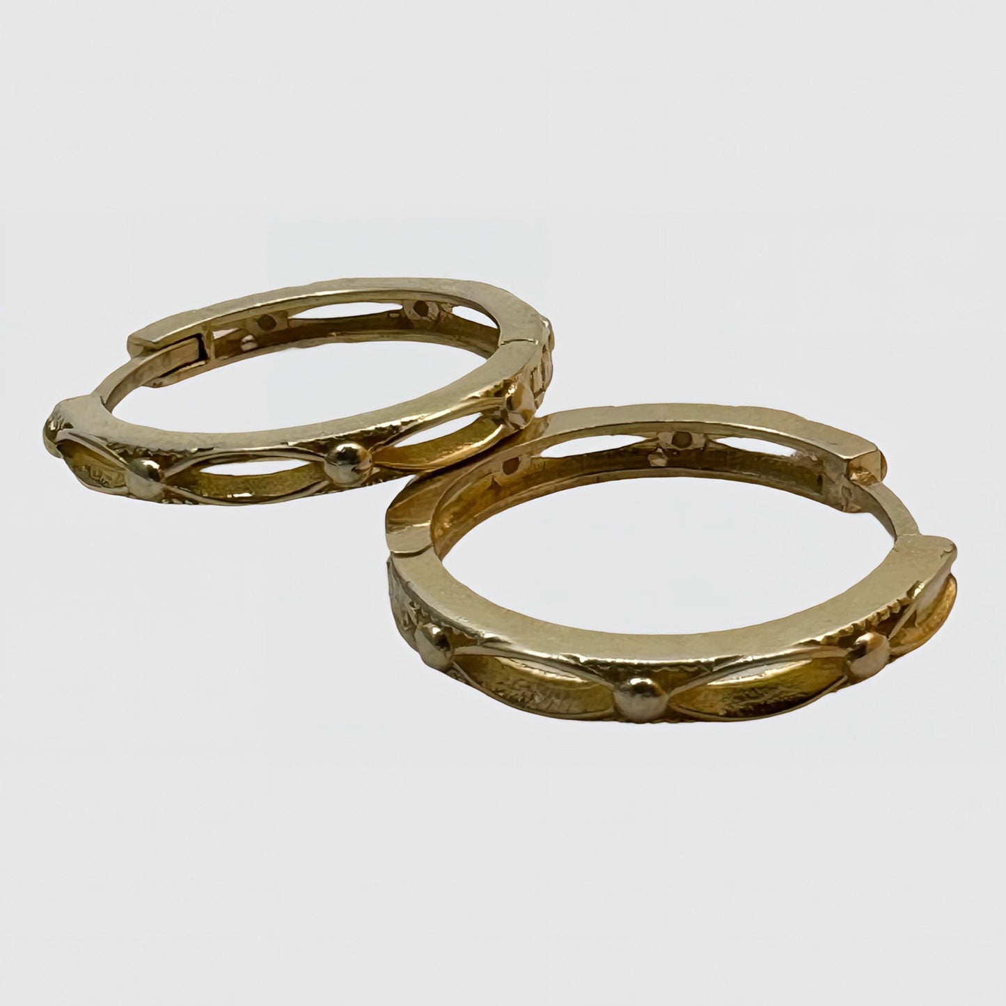 Athena's Aura 22k Gold Hoop Earrings