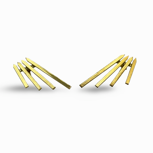 Retro Tassel 22k Gold Earrings