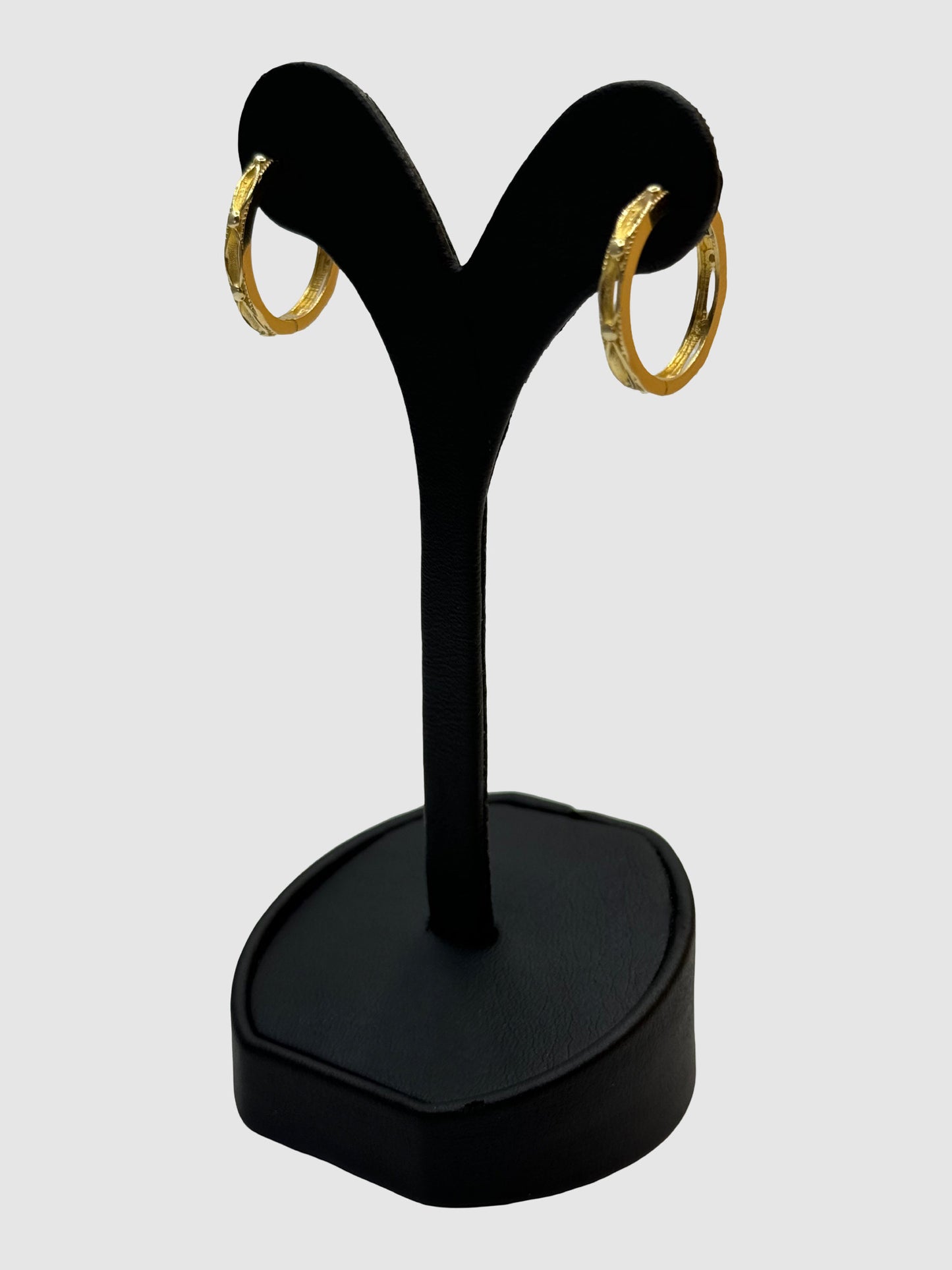 Athena's Aura 22k Gold Hoop Earrings