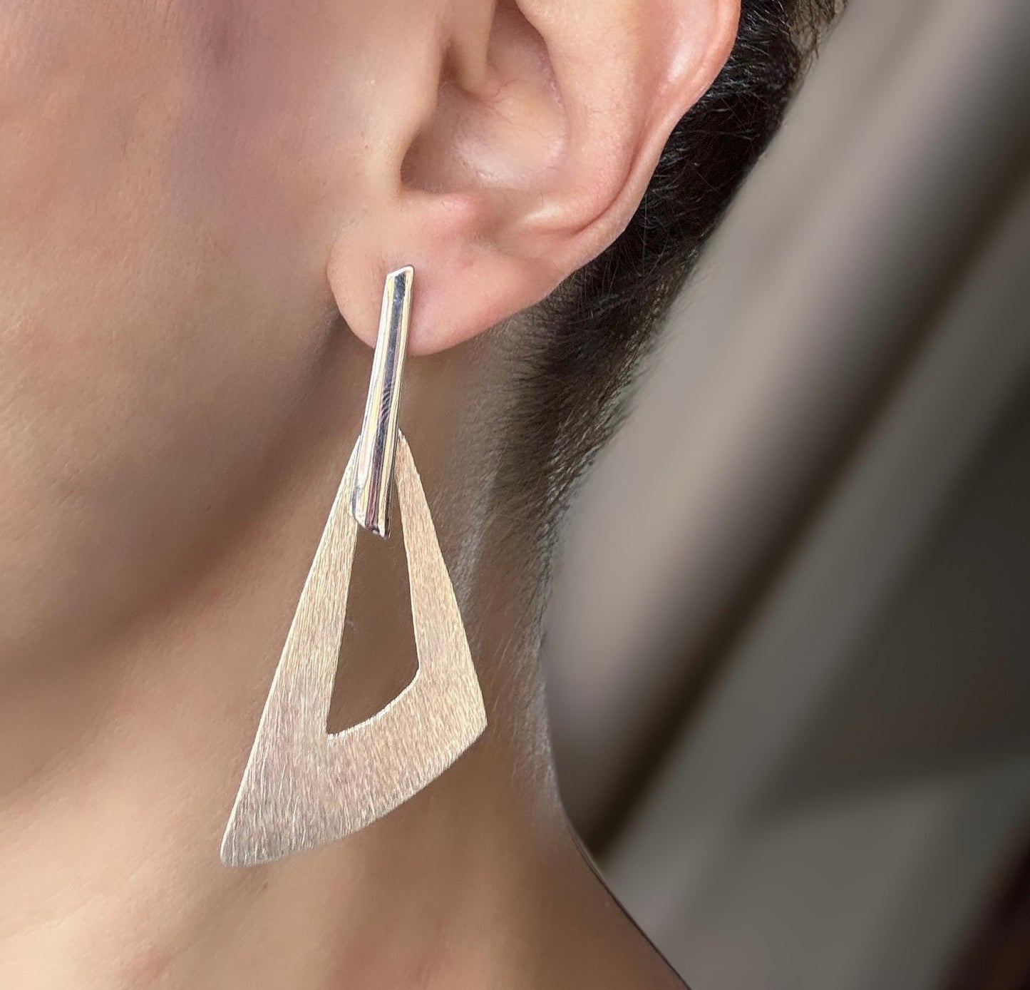 Silver 925 Spectrum Dangle Earrings